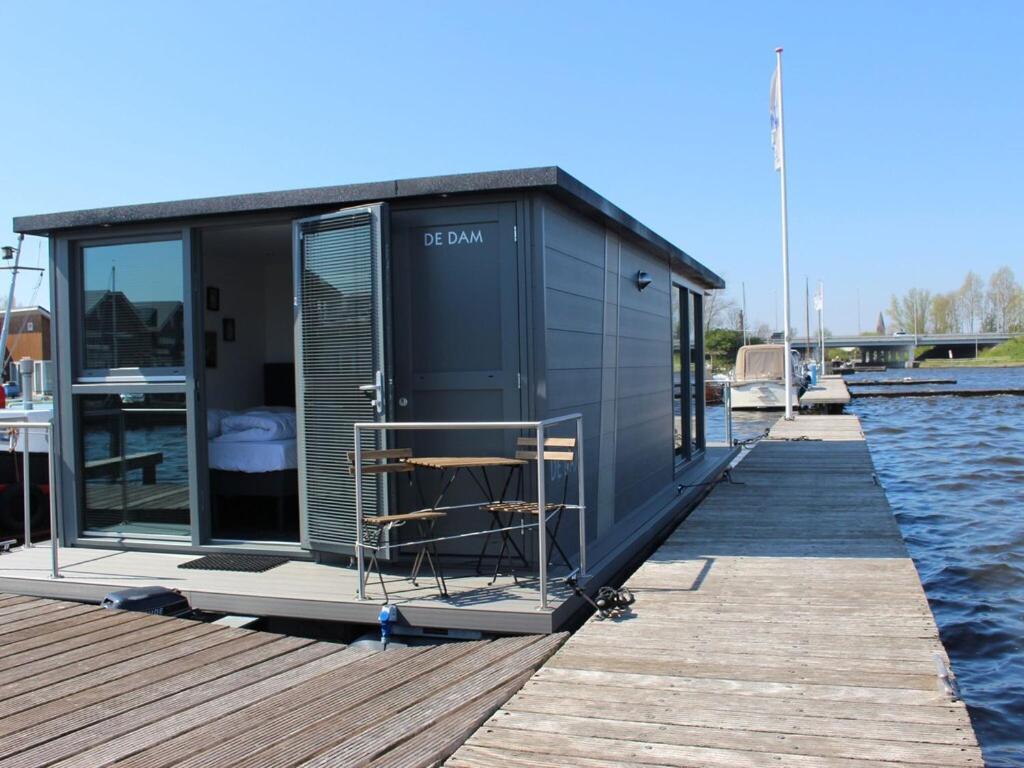 Modern Houseboat With Air Conditioning Located In Marina Uitgeest Luaran gambar